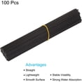 thumbnail image 3 of MECCANIXITY Fiber Reed Diffuser Sticks 230x4mm for Aroma Fragrance Essential Oil, Black Pack of 100, 3 of 5