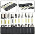 thumbnail image 2 of 10pcs 1/4inch Screwdriver Bit Set Magnetic The Cross Hexagonal Torx With Bit Holder D2 Alloy Steel Anti Slip Screwdriver Set 6., Inner hexagon, 2 of 12