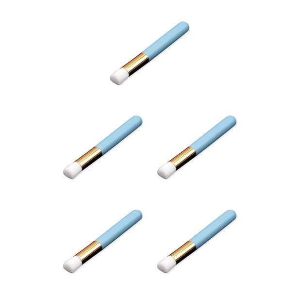 Seitruly Champú de pestañas para extensiones de pestañas, cepillos para la nariz, mango acrílico, herramientas de belleza Type6 NO6