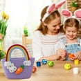 thumbnail image 6 of Easter Basket, Easter Rainbow Baskets for Kids, Girls Boys Easter Basket, Easter Basket for Boys Girls Baby Kids First Easter Gifts, 6 of 6
