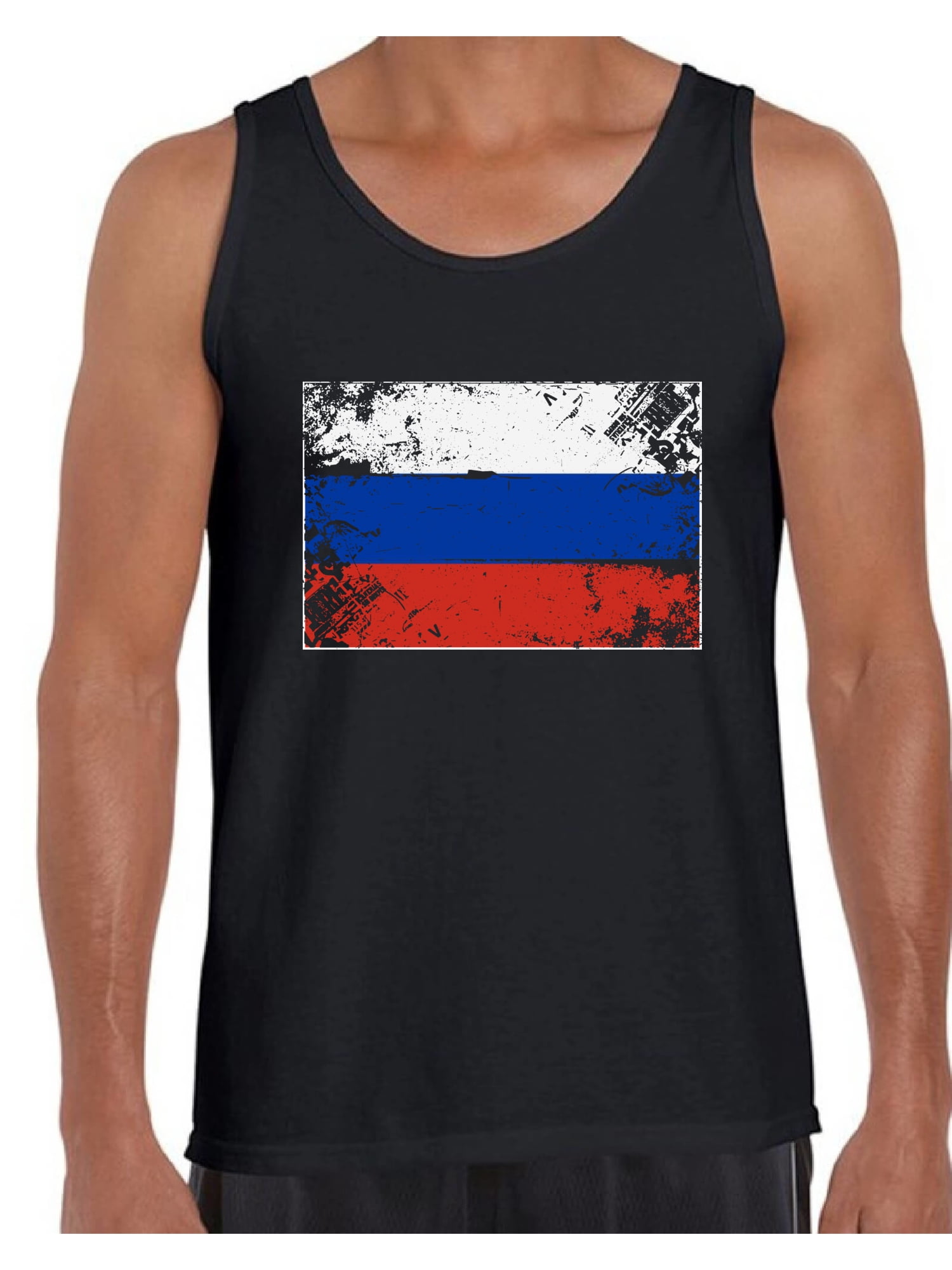 Awkward Styles - Awkward Styles Russia Flag Tank Top for Men Russian ...
