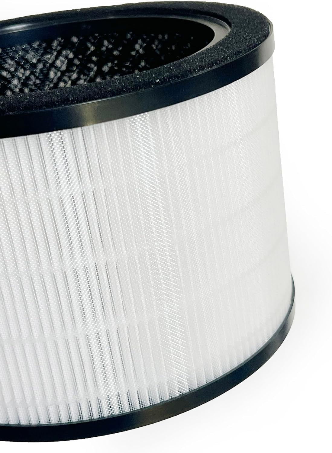 Nispira H7121101 3-In-1 True HEPA Filter Replacement Compatible with Govee Air Purifier H7121 | Removes Smoke, Chemical VOCs, Odor | 2 Pack