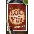 thumbnail image 3 of Louisville, Kentucky, Lou Vul (9x12 Wall Art Print, Home Decor), 3 of 3