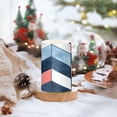 thumbnail image 2 of Yayeee Flameless Candles with Remote Flickering Battery Operated Multi Color Changing, Blue Geometric, 2 of 7