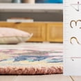thumbnail image 5 of SAFAVIEH Jardin Jack Floral Area Rug, Navy/Ivory, 6' x 6' Square, 5 of 11