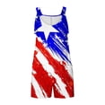 thumbnail image 4 of Nrmvnmi Short Jumpsuits for Women American Flag Print Overall Romper Casual Pocket Front Independence Day Romper Women's Jumpsuit Multicolor SMothers Day Gifts, 4 of 5