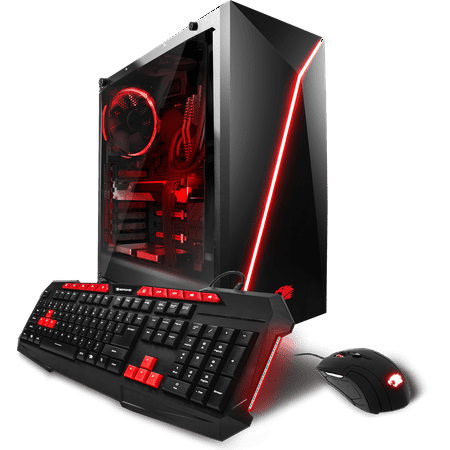 iBUYPOWER WA010A Gaming Desktop PC With AMD FX-6300, GT710 1GB Graphic, 1TB Hard Drive, 8GB DDR3 Memory, and Window 10 Home. (Monitor Not Included) -