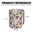 thumbnail image 3 of Fuzoiu London Landmark1 Print Car Trash Can,Leakproof Car Trash Can,Hanging Garbage Bin,Vehicle Trash Can, Suitable for Sedans, SUVs, MPVs & Trucks, 3 of 7