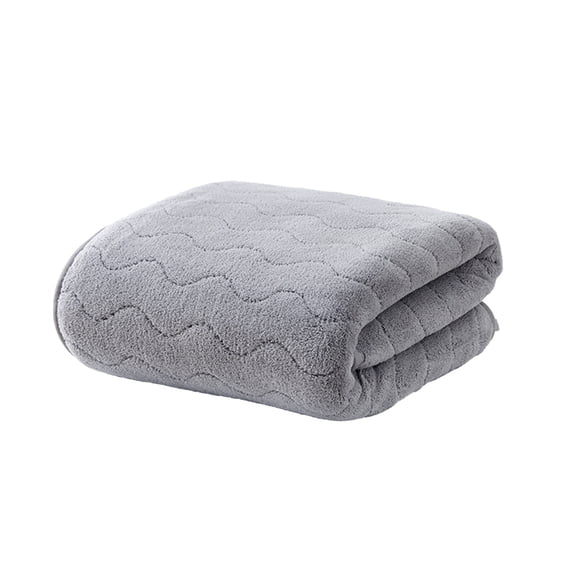 JeashCHAT Hand Towels for Bathroom Solid Color Cotton Face Towels Soft Absorbent Towels Washcloths, 29.5x13.7 inches, Gray