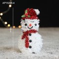 thumbnail image 1 of Puntoco Adorno Navideño De Muñeco De Nieve Rojo, Decoración Del Hogar, 1 of 2