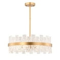 thumbnail image 3 of Ashling 20 in. 6-Light Indoor Matte Gold Finish Chandelier with Light Kit, 3 of 5