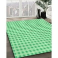 thumbnail image 3 of Ahgly Company Machine Washable Indoor Rectangle Transitional Green Area Rugs, 2' x 4', 3 of 7