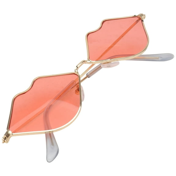 Novelty Sunglasses Fashion Eyeglasses Rimmed Trendy Man Pink