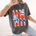 thumbnail image 3 of VibeNest Studio Unisex Summerween Pineapple Skull Drink Retro Summer Halloween Garment Dyed Graphic T-Shirt, 3 of 8