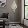 thumbnail image 6 of Benjara Cara 62" Floor Lamp- Hanging Drop Design- Crystal and Metal- Chrome, 6 of 7