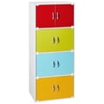 thumbnail image 1 of Pemberley Row Wooden Multicolor Bookcase Cabinet Rectangular Versatile, 1 of 4