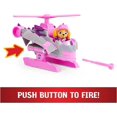 thumbnail image 4 of Original PAW Patrol New Rescue Knights Chase Marshall Rubble Skye Rocky coche de juguete transformador con figura de acción coleccionable, 4 of 4