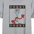 thumbnail image 3 of Toy Story 4 - Type Block Forky - Juniors Ideal Flowy Muscle T-Shirt, 3 of 5
