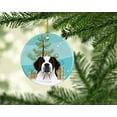 thumbnail image 2 of Carolines Treasures BB1618CO1 Christmas Tree & Saint Bernard Ceramic Ornament, 2 of 2