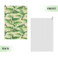 thumbnail image 6 of Golf Towels for Golf Bags For Men Women - Hummingbird Palm Leaf Green 24x16in Absorbent Quick Drying Golf Towel for Cleaning Golf Ball Club Golf Bag Accessories with Carabiner, 6 of 8