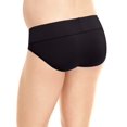 thumbnail image 4 of Hanes Women's Maternity Fold-Down Modern Brief Underwear, 3 Pack, 4 of 9