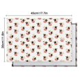 thumbnail image 5 of White Cow Face Pattern Summer Placemats Table Placemats Set Of 6-Linen Kitchen Washable Placemats Table Mats 11.8"x17.7" Non-Slip Heat Resistant, 5 of 5