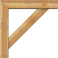 thumbnail image 3 of Ekena Millwork 8"W x 42"D x 42"H Traditional Block Rough Sawn Bracket w/ Offset Brace, Western Red Cedar, 3 of 25