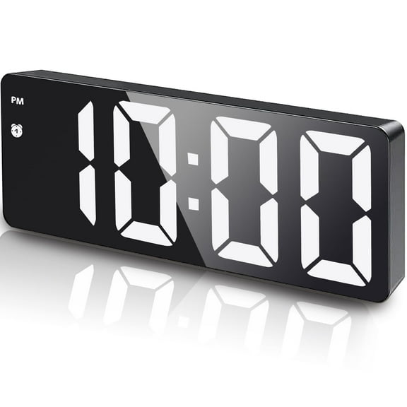ARCTICICE LED Digital Clock with 5 Setting Modes, USB & Battery Powered Sunrise Alarm Clock for Bedroom Home Decor, White Light