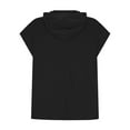 thumbnail image 3 of ameIAEA Men's Sleeveless Hoodies Summer Workout Casual Shirts Solid Color Beach Pullover Tops, 3 of 5
