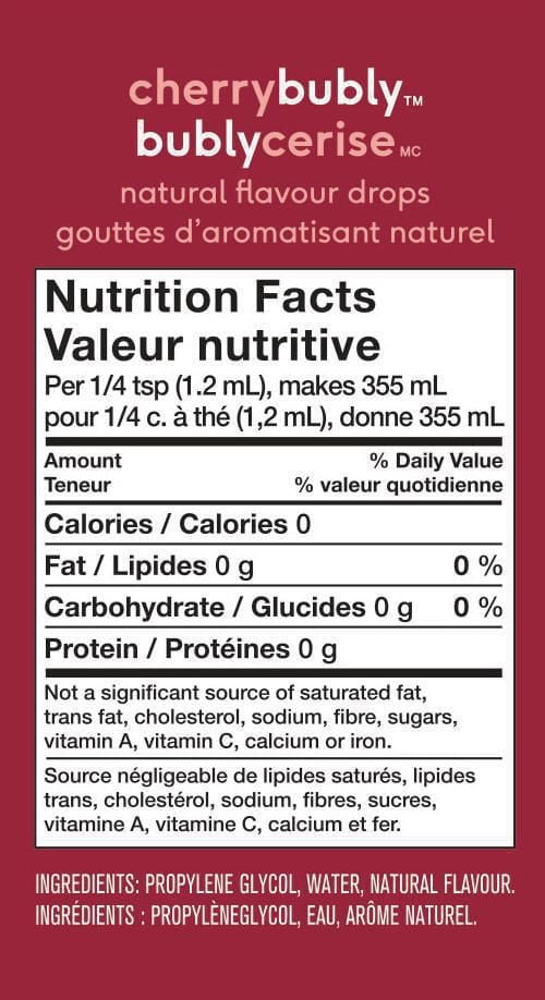SodaStream bubly drops Cherry, One 40ml bubly drops ™ bottle