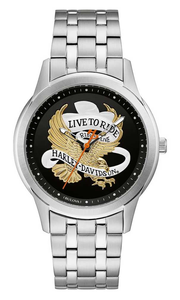 HarleyDavidson HarleyDavidson Men's Live To Ride Eagle Stainless