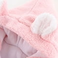 thumbnail image 4 of Edvintorg 0-18Month Toddler Baby Girl Romper Printed Plush Cute Bear Ears Winter Thick Keep Warm Jumpsuit Romper Long Sleeve Baby Rompers Boy Warm Coat, 4 of 4