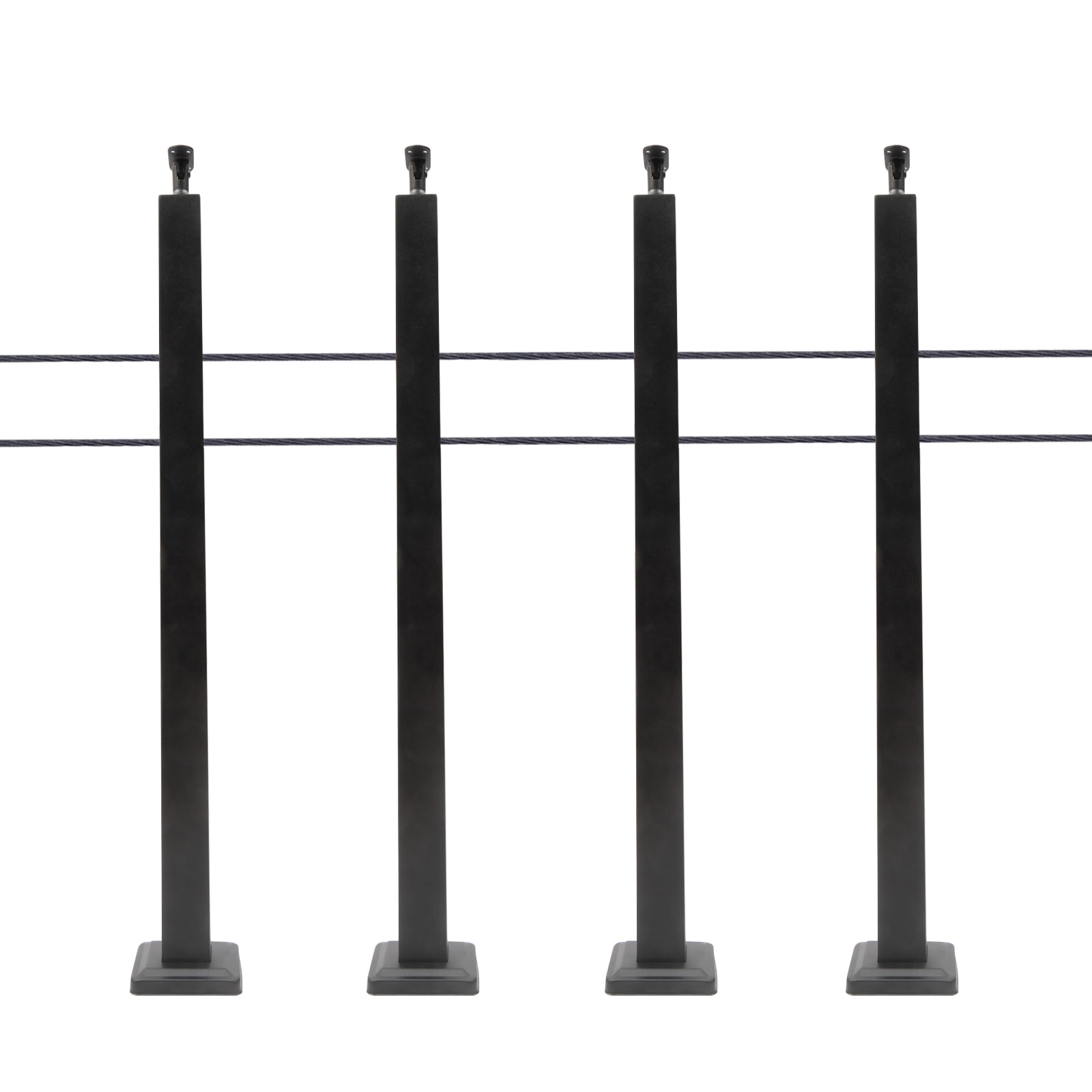 Miumaeov Cable Railing Post 36''x2''x2'' Stainless Steel Square Fence ...