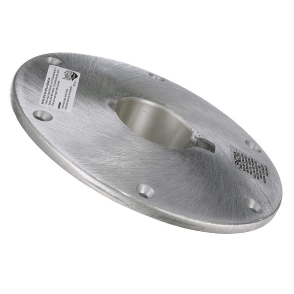 Placa base Attwood SP-68914 en forma de cuña de aluminio de 5 cm de diámetro