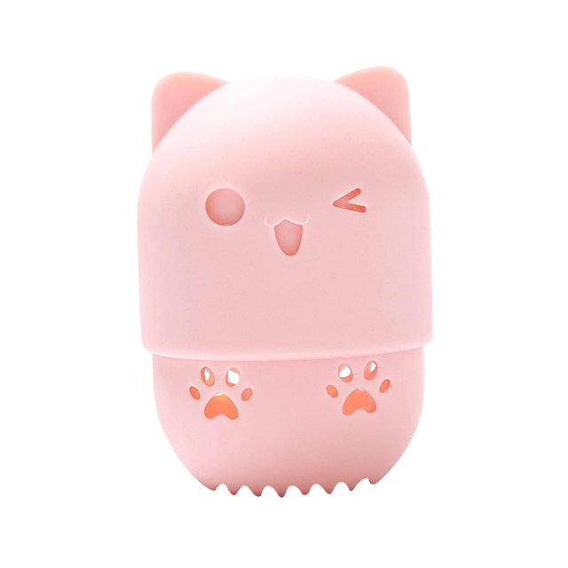 Bonito estuche de almacenamiento, lavable, transpirable, desmontable, organizador para viajes, hogar, mujeres. Rosado Jinwen Estuche de secado