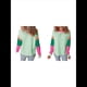 thumbnail image 2 of Camisetas de Larga para Mujer 2025, Cuello Redondo, Bloques de Color Verde L, 2 of 6