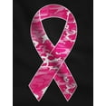thumbnail image 3 of Tstars Womens Breast Cancer Awareness Shirts Camo Pink Ribbon Cancer Support Ribbon 3-4 Women Sleeve Baseball Jersey Shirt, 3 of 5