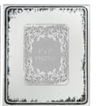 thumbnail image 3 of Modern Etched Wooden Photo Frames, Large, Set of 4, Silver- Saltoro Sherpi, 3 of 5