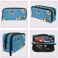 thumbnail image 3 of PhooArto Pencil Case, Skeleton Skateboard Pattern Large Capacity Pencil Pouch Stationery Pen Bag, 3 of 7