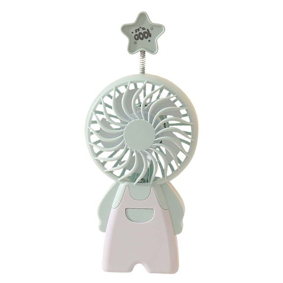 Needhep Portable Electric Oscillating Fan,Powerful Fans That Blow Cold Air, Ultra Quiet Fan For Bedroom, Small Travel Fan, Fan Quiet for Bedroom (Green)