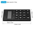 thumbnail image 2 of Uxcell Desktop Calculator, 2 Pack 8 Digit LCD Display Portable Desk Calculator Standard Function Style 2, White Black, 2 of 6