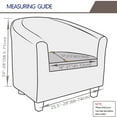 thumbnail image 5 of SIELUNO Club Chair Slipcover,2 Pcs Stretch Armchair Cover Tub Chair Cover Furniture Protector Removable Arm Chair Cover for Bar Counter Home Décor, 5 of 7