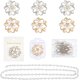 thumbnail image 1 of Kit de 9 broches para ramo de novia con perlas, incluye 100 broches de flores y broches de perlas., 1 of 6