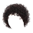thumbnail image 1 of Peluca Afro rizada Peluca de cabello humano moda resistente al calor peluca rizada Bob peluca corta rizada suelta para negocios Cosplay trabajo, 1 of 8