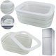 thumbnail image 1 of Caja para Verduras Refrigerada Con Tapa Caja Almacenamiento Transparente para Congelador Alimentaria para Refrigerador 22 5*16*8 5 Cm, 1 of 9