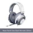 thumbnail image 1 of Wired Esports Gaming Headset with Full Audio Control and THX Spatial Sound Silver, 1 of 5