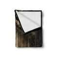 thumbnail image 2 of Modern Soft Flannel Fleece Throw Blanket, Old Wooden Rustic Home Cottage Rural Countryside Grunge Rusty Indoors Print, Cozy Plush for Indoor and Outdoor Use, 70" x 90", Brown Dark Brown, by Ambesonne, 2 of 6