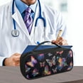 thumbnail image 5 of COEQINE Colorful Butterfly Stethoscope Storage Bag Stethoscope Pouch Storage Bags with Zipper Holder Case Personalized for Stethoscope Stethoscope Bag for Travelers with Medical Conditions, 5 of 7