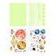 thumbnail image 5 of Adhesivo de pared luminoso con forma de estrella y puntos, 4 hojas, 20 x 28 cm, adhesivo decorativo fluorescente luminoso para dormitorio, adhesivo fluorescente con fo, 5 of 12