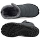 thumbnail image 3 of Botas de nieve Hsyooes para mujer y hombre, para invierno, zapatos descalzos, puntera ancha, sin caída, botines para exteriores con forro de piel, 41 grises, 3 of 6